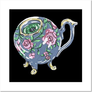 Tea Set Eyeball Posters and Art